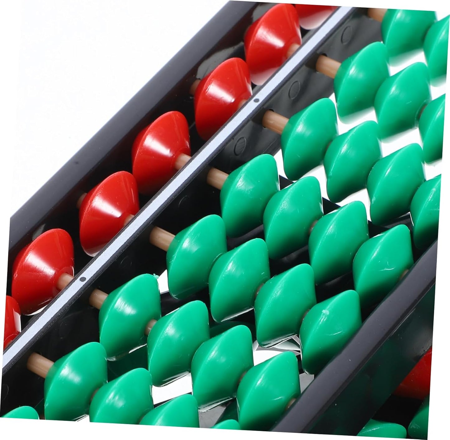 Toddmomy 2pcs Plastic Abacus for Boys and Girls Rod Educational Math Tool for Early Learning and Brain Development for Home and School Use