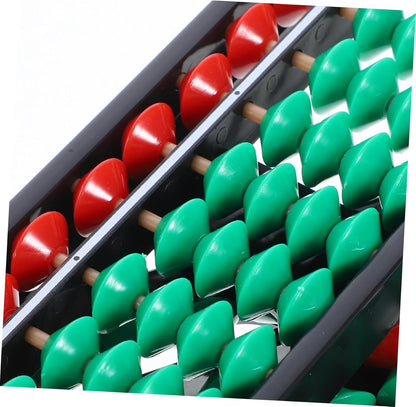 Toddmomy 2pcs Plastic Abacus for Boys and Girls Rod Educational Math Tool for Early Learning and Brain Development for Home and School Use