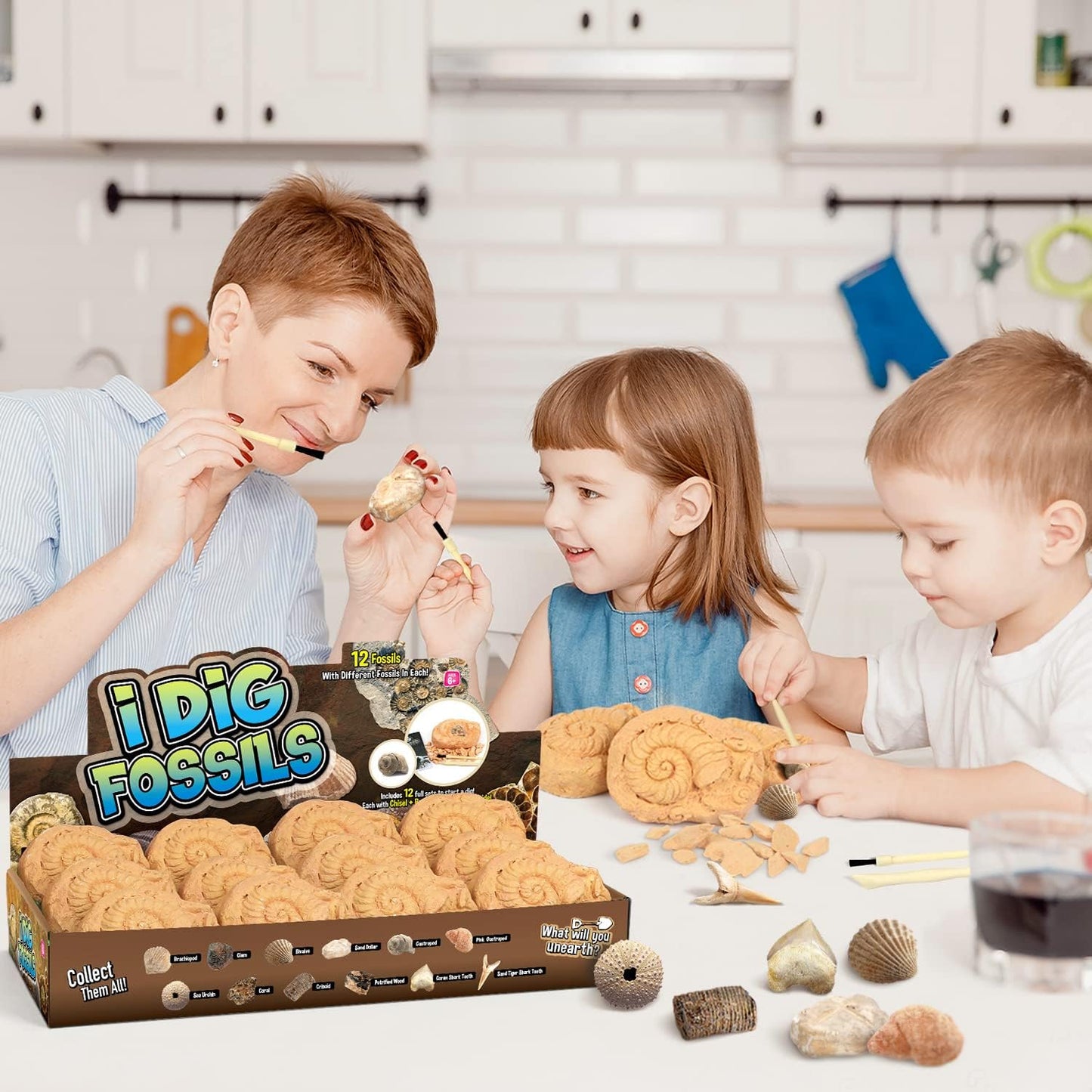 Gamerside Mineral Mining Kit Gem Dig Kit,Rock Dig Kit Dig up 12 Rock & Mineral Collection Gemstones & Crystals Diamond Mining Kit for Kids Gemology Mining Gift Rocks Minerals for Boys Girls