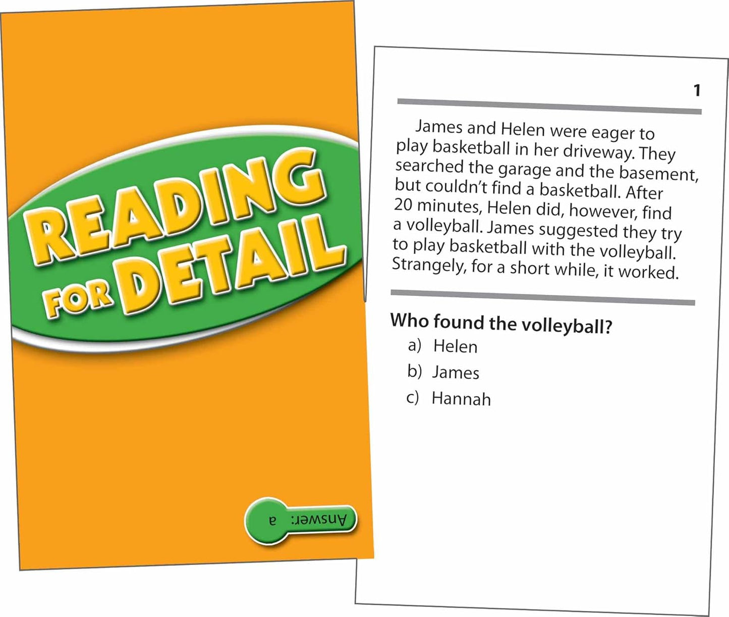 Edupress Reading Comprehension Practice Cards, Informational Text, Red Level (EP63437) Medium