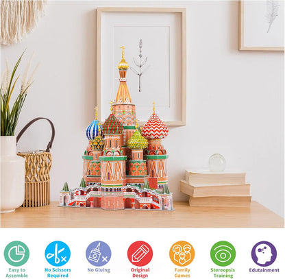 3D Puzzles for Kids Ages 8-10-12-14 Earth Globe DIY Geography Puzzle, Educational Learning Toys 3D Jigsaw World Globe Map Model Kit Teaching Aids Birthday for Boys Girls, 50 Pieces