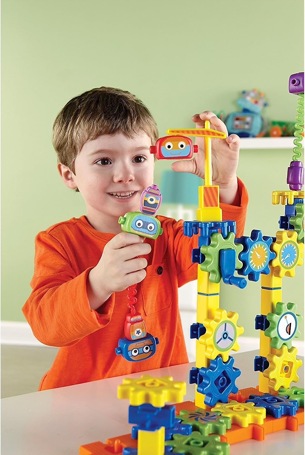 Learning Resources Gears! Gears! Gears! Space Explorers Building Set - 77 Pieces, Ages 4+, STEM Activities, Fine Motor Skills, Toddler Explorer Kit, Science and Construction, Boys and Girls Gifts