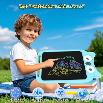 10 Inch LCD Writing Tablet, Erasable Doodle Board Toy, Cute Lion Drawing Pad for Kids Ages 2-6 - Educational Christmas Birthday Gift (Lion)