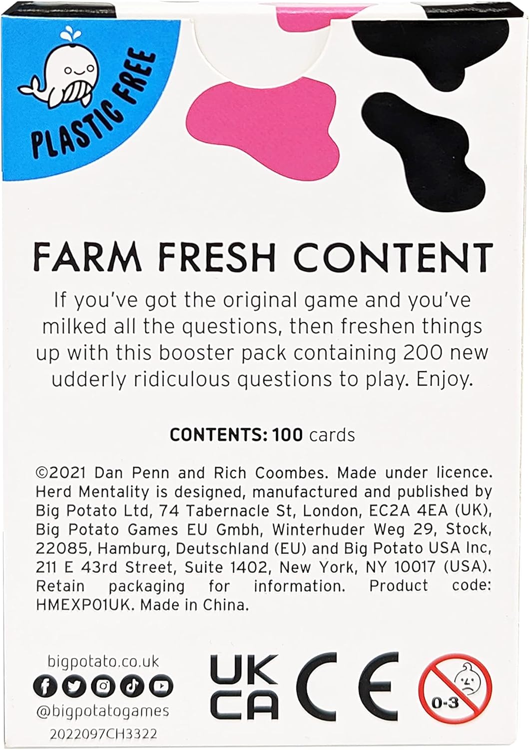 Herd Mentality: Udderly Funny Family Board Game | Easy & Fun for Big Groups of 4-20 Players | Includes 20 Extra Exclusive Questions