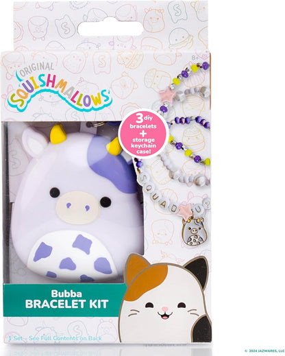 Original Squishmallows Archie The Axolotl Bracelet Kit, Friendship Bracelet Kit, Charm Bracelet Making Kit, Gifts for Girls, Squishmallows for Boys, Craft Kits