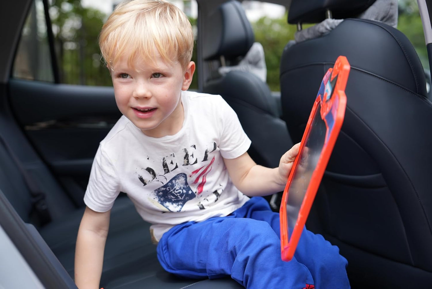 LCD Writing Tablet for Kids 10 Inch Bat Hero for Toddler 3 4 5 6 7 8 - Paint, Doodle Board, Drawing Pad - Travel Toys, Road Trip Car Activities, Birthday Christmas Gift Boys & Man