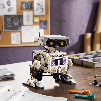 Programmable Biped Robot Technic Building Blocks Set,Remote Control＆App STEM Technic Robot Construction Kit with Movable Joints & Expression Modes,Coding Building Sets for Boys Ages 8-12