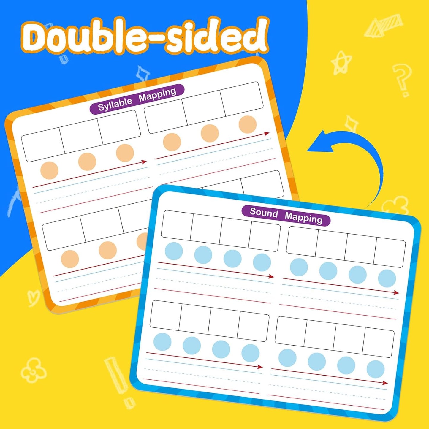 12 Pack Double Sided Value Chart Dry Erase Board,12" x 9" Multiplication Flash Cards,Math Manipulatives Small White Board for Kids,Math Games Chart for Preschool Learning,Homeschool Essentials