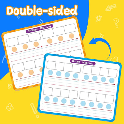 12 Pack Double Sided Value Chart Dry Erase Board,12" x 9" Multiplication Flash Cards,Math Manipulatives Small White Board for Kids,Math Games Chart for Preschool Learning,Homeschool Essentials