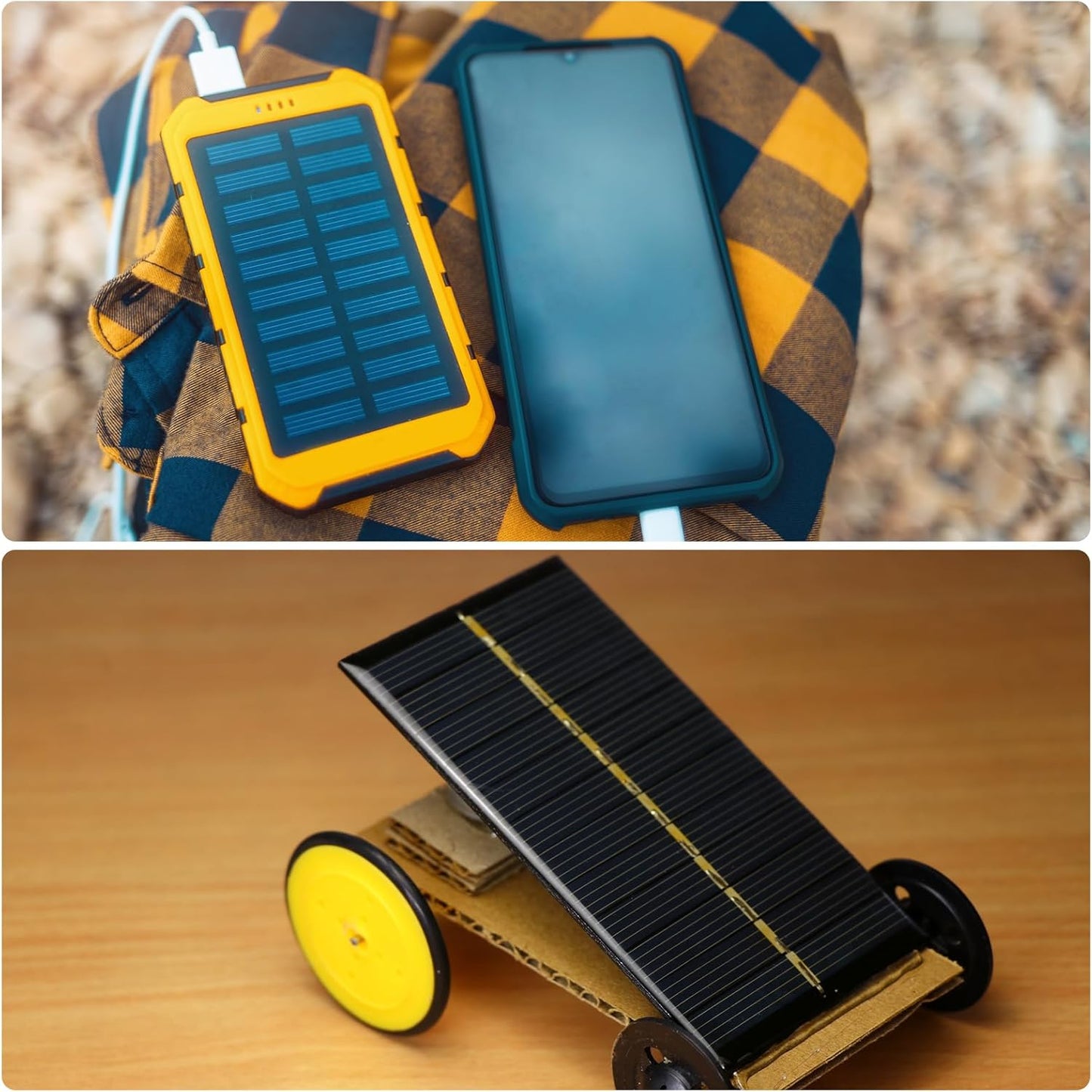 MECCANIXITY 8PCS 1.5V 0.09W 0.06A Mini Solar Panels for Solar Power, Small Solar Photovoltaic Cells Charge DIY Electric Toy Materials Solar System Kits, 1.18" x 1.18"