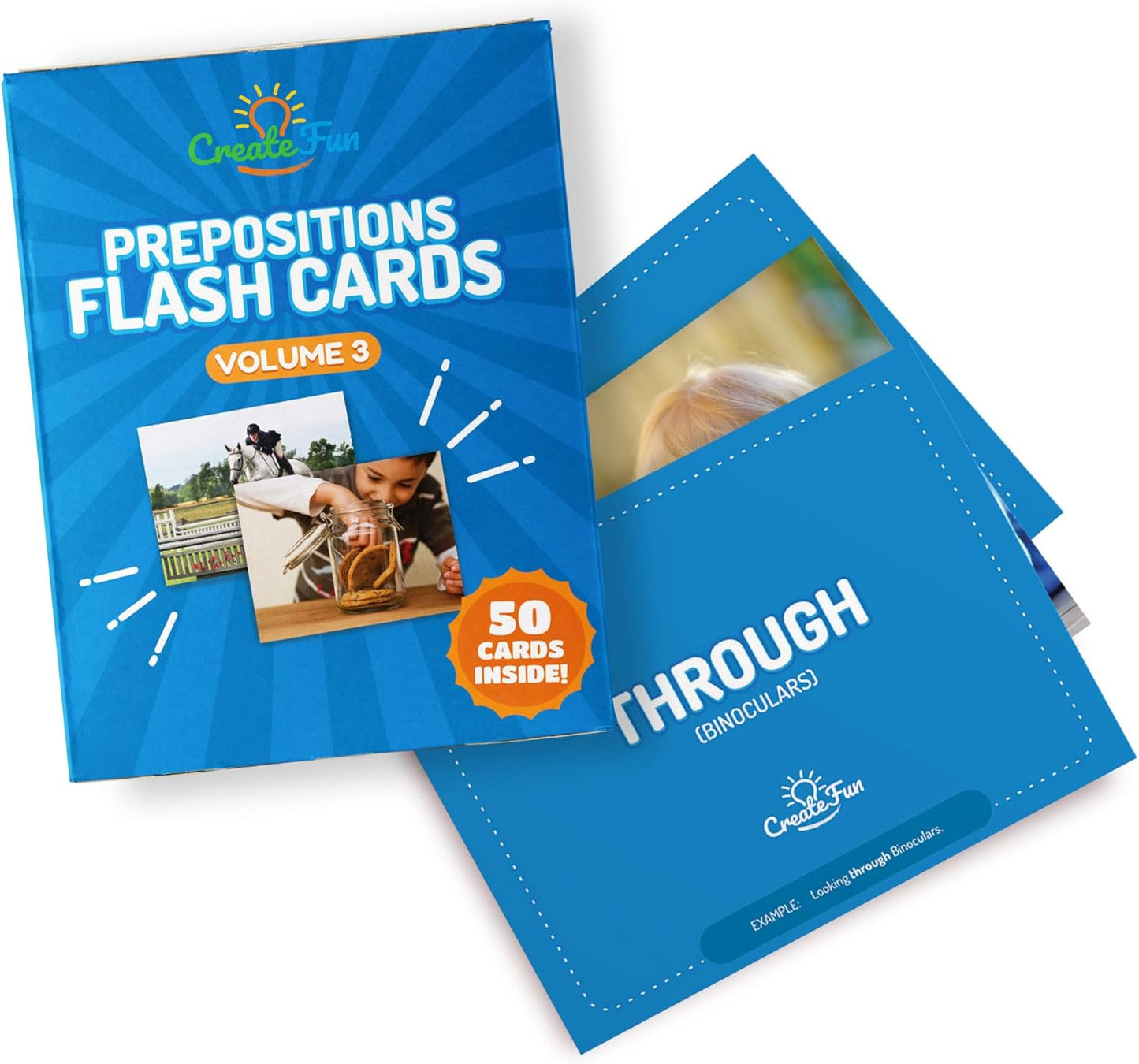 49 Preposition Vocabulary Builder Flash Cards Vol 1 Includes 7 Picture Card Prepositions with 5 Sequencing Learning Games for Kids, Parents, Teachers, ESL, Speech Therapy, Autism, ABA and Homeschool