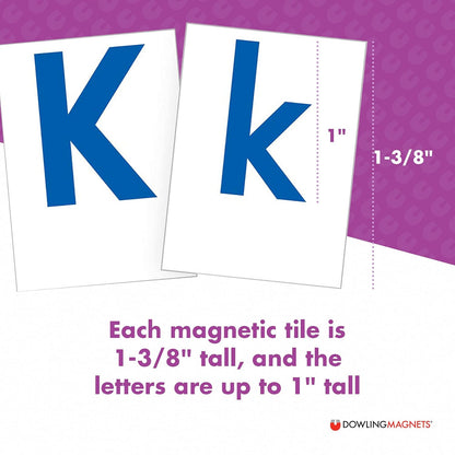 Dowling Magnets - 733003 Fun with Letters Magnet Activity Set Red/Blue