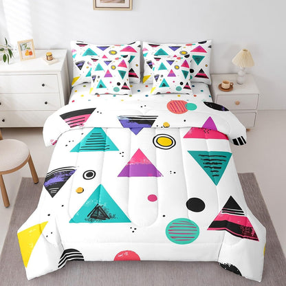 Erosebridal Chemical Equation Bed in a Bag Queen Comforter Set 7 Piece,Chemistry Bedding Sets Science Students Learning Gift Sheet Set with Comforter,Molecular Formula Education Bed Set - Colors A