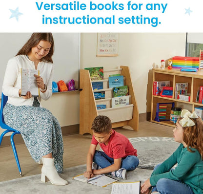 hand2mind Guided Phonics + Beyond Decodable Books Unit 2, CVC Books for Beginning Readers, Science of Reading Classroom Materials, Learn to Read Leveled Readers, Preschool Curriculum for Teachers