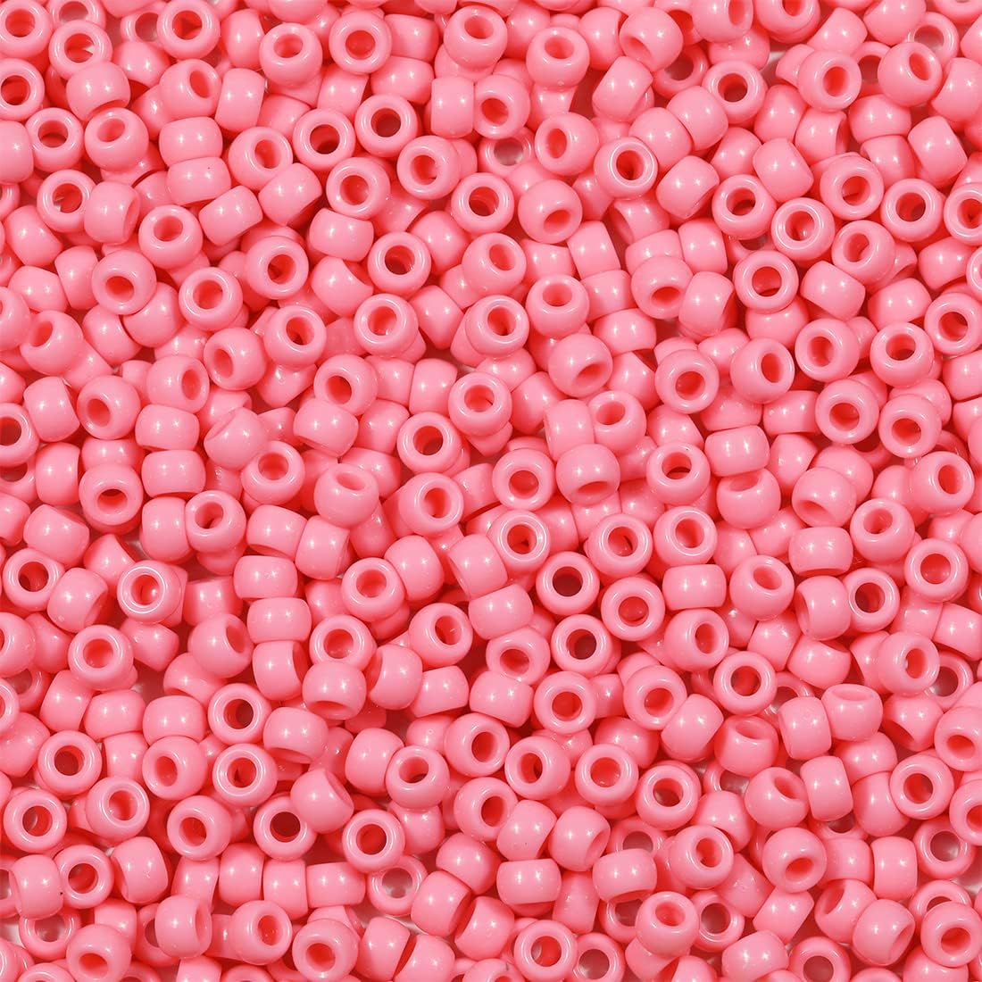 Bala&Fillic 6x9mm Army Green Pony Beads with Smooth Surface 1000pcs Crayon Color Craft Beads (Army Green)