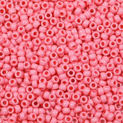 Bala&Fillic 6x9mm Army Green Pony Beads with Smooth Surface 1000pcs Crayon Color Craft Beads (Army Green)