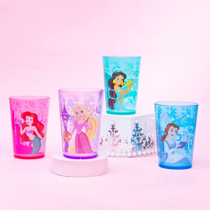Zak Designs 14.5oz Disney Frozen 2 Nesting Tumbler Set Includes Durable Plastic Cups, Fun Drinkware is Perfect for Kids, 4pk (14.5oz, Anna & Elsa & Olaf)
