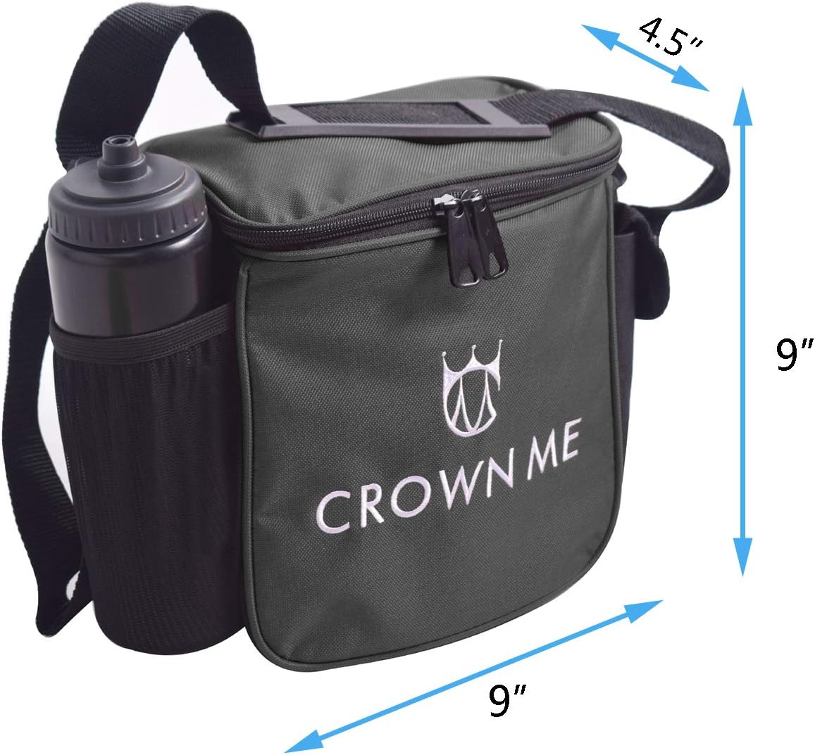 CROWN ME Disc Golf Starter Set,Disc Golf Set with 6 Discs, 1 Marker,1 Towel and Starter Disc Golf Bag Fairway Driver