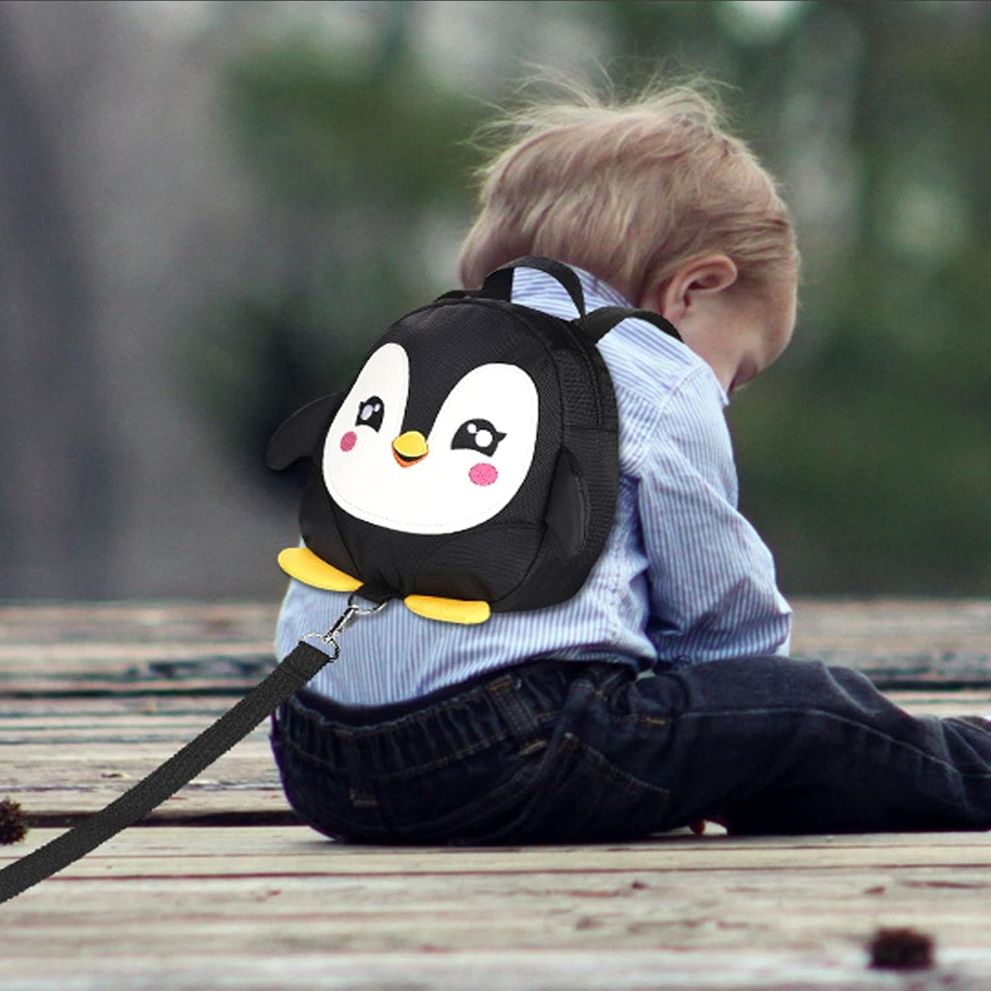 Accmor Toddler Harness Backpack Leash, Cute Dinosaur Backpacks with Anti Lost Wrist Link, Cute Mini Child Backpack Wristband Tether Strap and Protection Leashes for Boys Girls Aged 1-3 Years