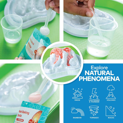 Fun Express Steam Natural Phenomenon Science Kit - Fascinating STEAM Nature Kit for Kids, Interactive Natural Science Exploration Kit for Kids - Fun and Educational Natural Phenomenon Kit