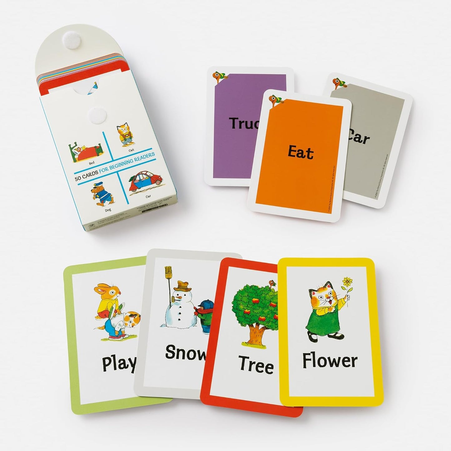 Richard Scarry's First Words Flashcards: 50 Cards for Beginning Readers