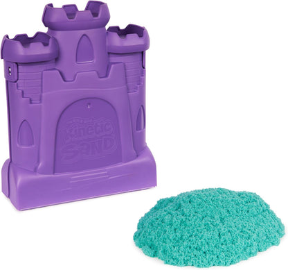 Kinetic Sand Mold n’ Flow with 1.5lbs Red & Teal Play Sand, 3 Tools, Sensory Toys for Kids Ages 3 and up