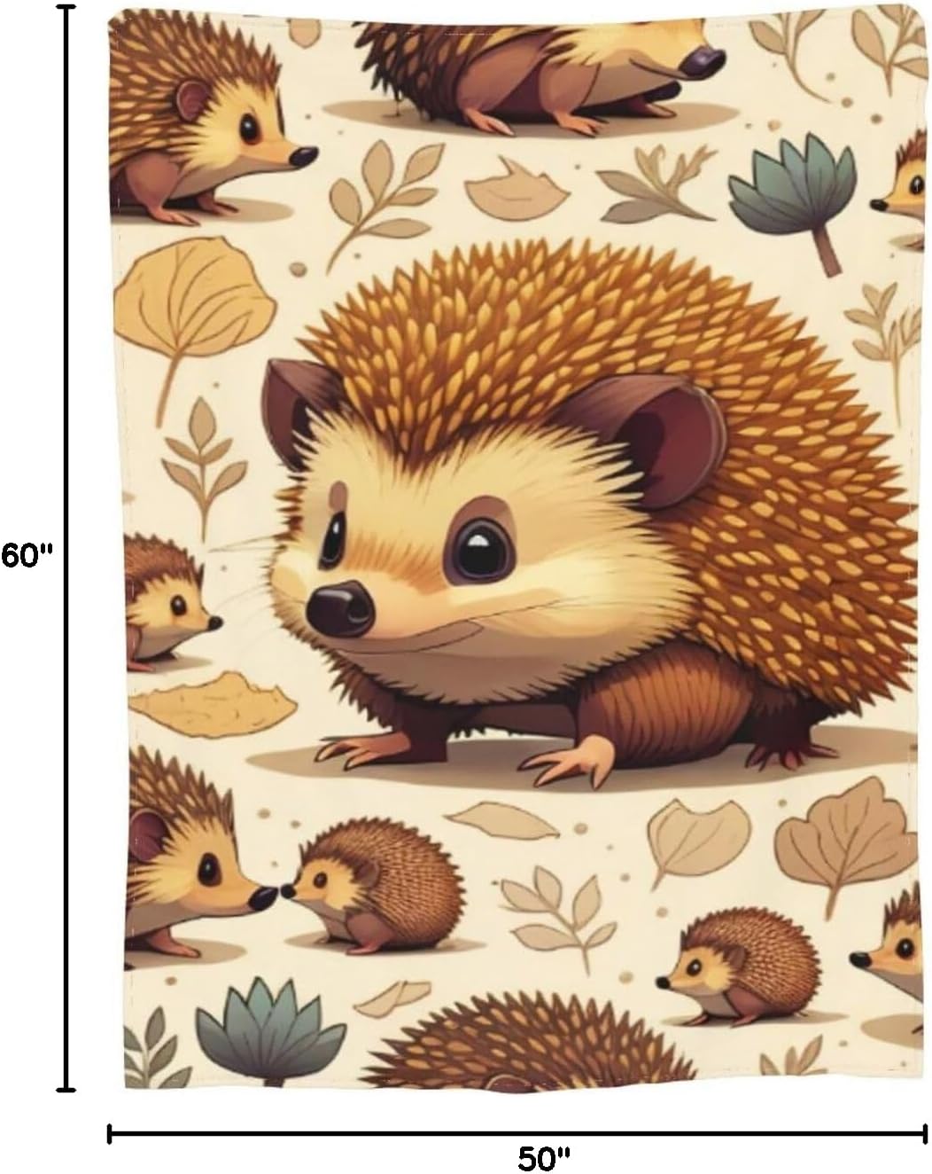 Bear Print Blanket Cute Baby Bear Fleece Throw Blanket Fuzzy Plush Super Soft Cozy Warm Decor Blanket Toddler Nursery Gifts for Boys Girls Kids Adult Men Women 40"x50"