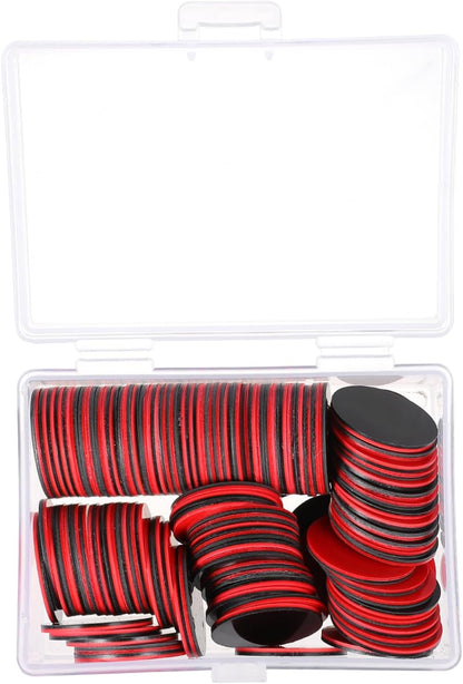 Abaodam 100Pcs Two-Color Counting Chips for Boys and Girls Educational Plastic Round Sheets for Math Learning and Early Education for Classroom Games and Home Use