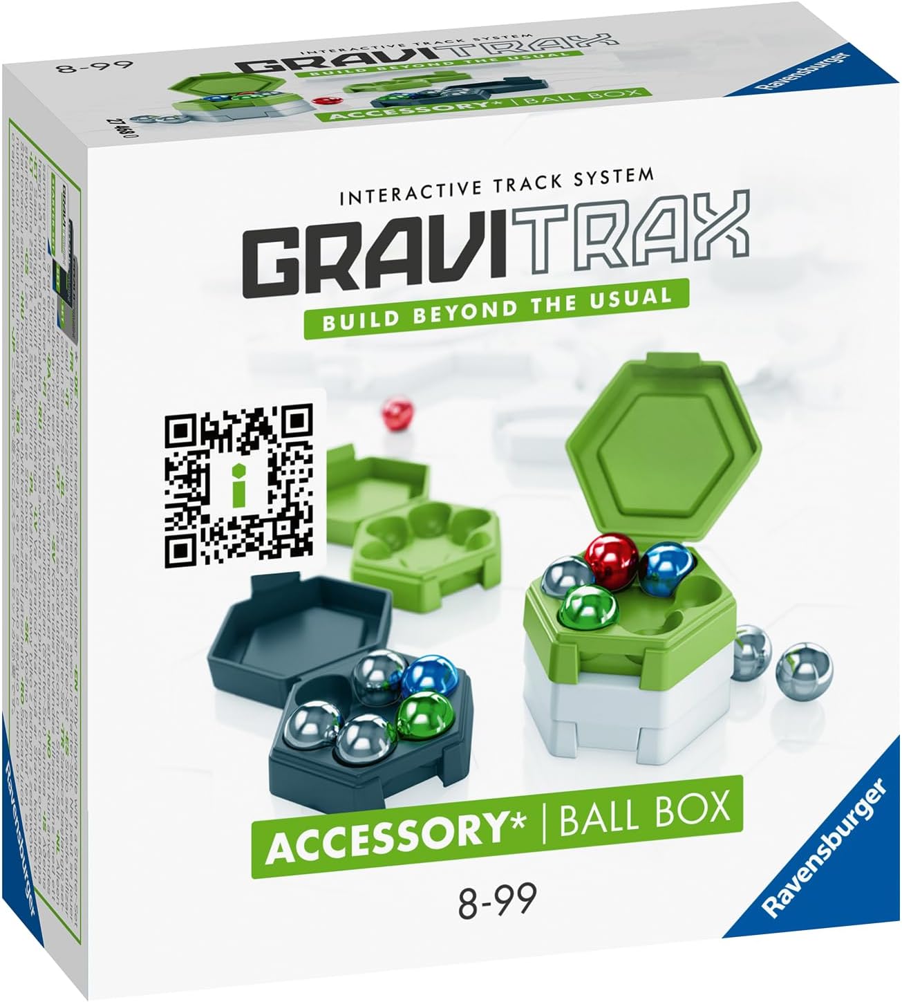 Ravensburger GraviTrax Ball Box - Marble Organization Set | Creative STEM Toy | Interactive Race Tracks | Ideal for Curious Kids and Adults | Compatible with All GraviTrax Systems