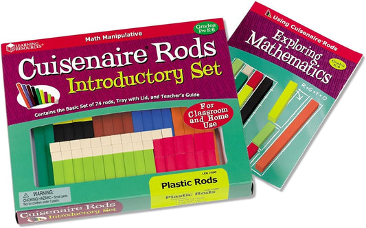 Learning Resources Cuisenaire Rods Intro Set 74/Pk Plastic