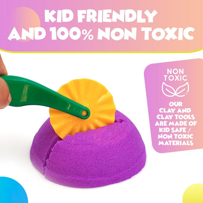 DIMROM Clay and Play Dough Tools 12 Piece Set - Ages 3 & Up (12pcs)