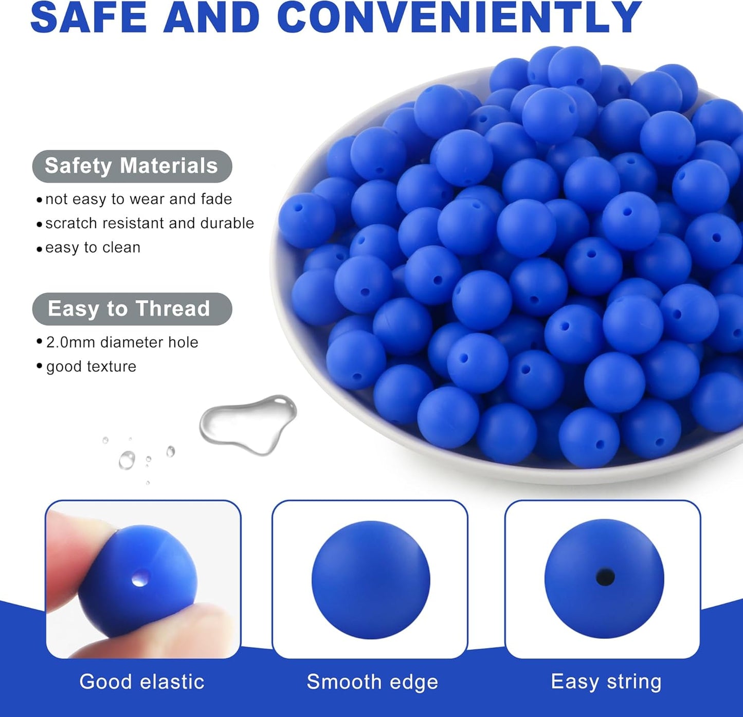 65Pcs 19mm Silicone Beads for Keychain Making Bracelet Necklace, Bulk Round Silicone Beads for Pens（Christmas Green） - Colors A