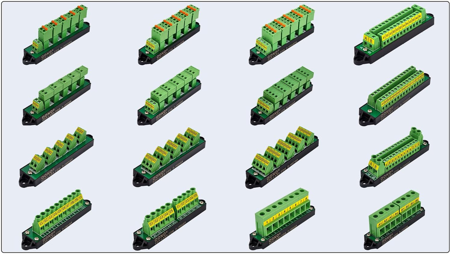 30Amp 300V 1x10 Position Terminal Block Distribution Module. OONO D-1661GP