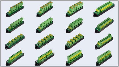 30Amp 300V 1x10 Position Terminal Block Distribution Module. OONO D-1661GP
