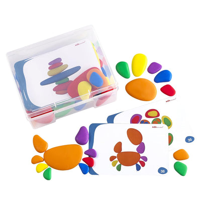 Learning Advantage CTU13208 Rainbow Pebbles (Pack of 36)