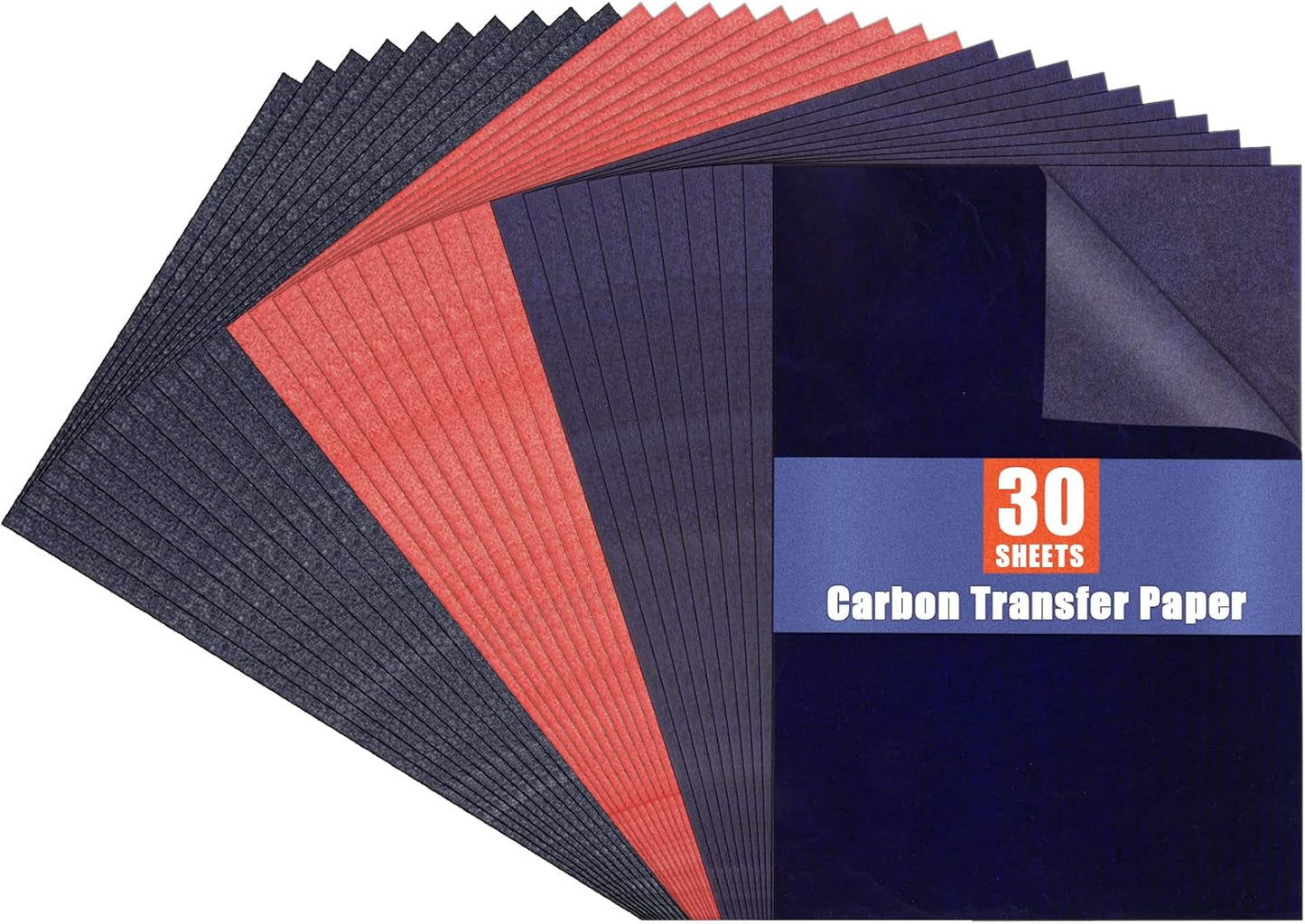 Carbon Paper for Tracing Graphite Transfer-Paper - PSLER 30 Pcs Black Graphite Paper for Tracing Drawing Patterns on Wood Projects Canvas Fabric Artist Lettering Sketch Drawing A4 8.27 X 11.81 Inch