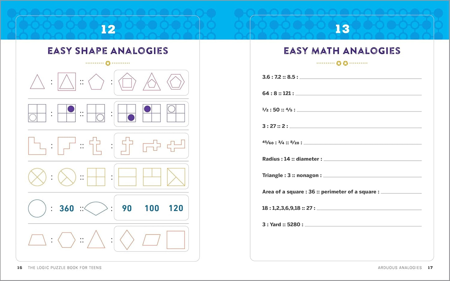 The Logic Puzzle Book for Teens: 100 Challenging Brain Games and Puzzles