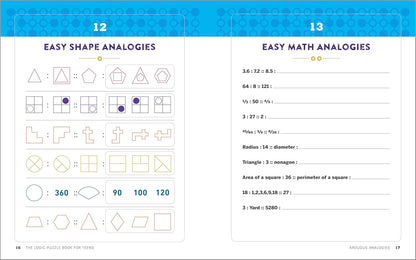 The Logic Puzzle Book for Teens: 100 Challenging Brain Games and Puzzles