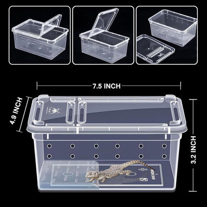 Critter Keeper Ant Farm Cane Toad Trap Little Live Pets Bug Catcher Kit for Kids Frog Habitat Turtle Tank Reptile Terrariums Lizard Cage Fish Bowl Beach Aquarium Catch and Release