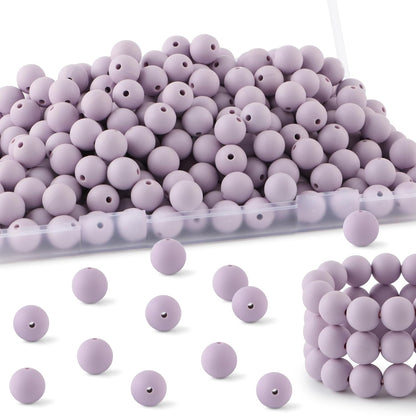 65Pcs 19mm Silicone Beads for Keychain Making Bracelet Necklace, Bulk Round Silicone Beads for Pens（Christmas Green） - Colors B