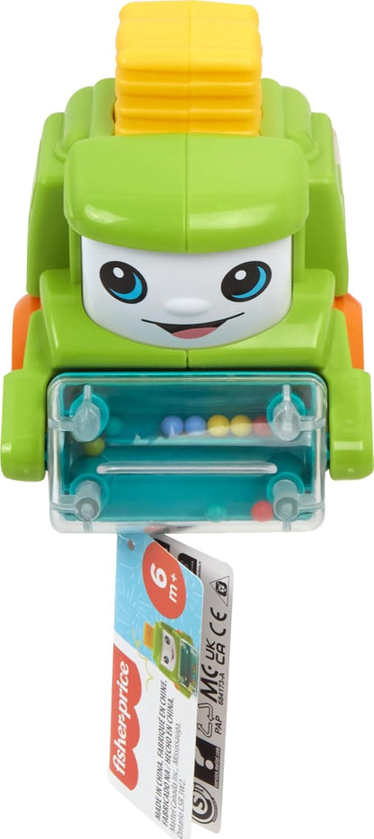 Fisher-Price Baby Toy Corn Popper Push-Along Vehicle with Sounds for Crawling Developmental Play Infants Ages 6+ Months