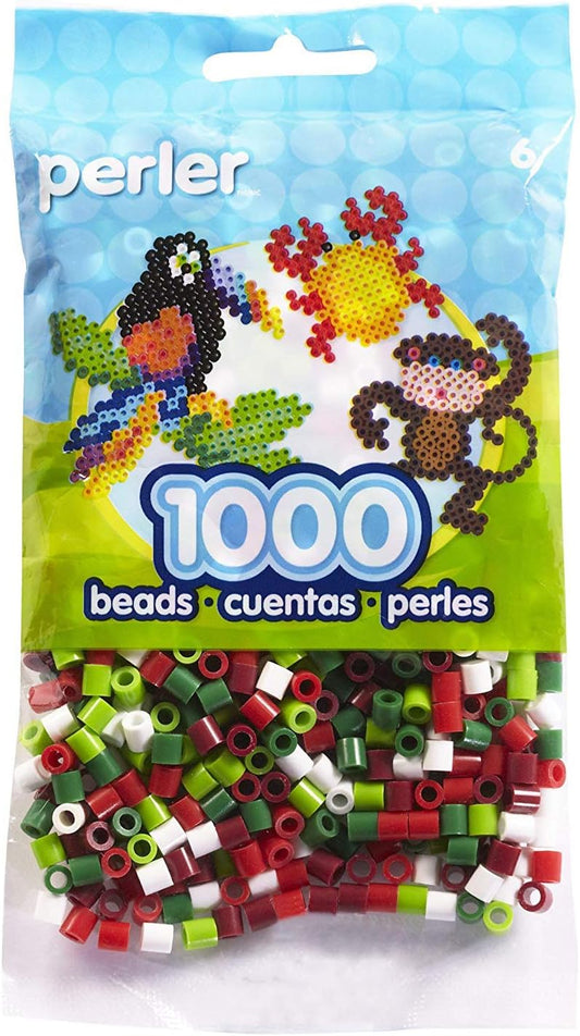 Perler Beads Fuse Beads for Crafts, 1000pcs, Multicolor Glow in the Dark