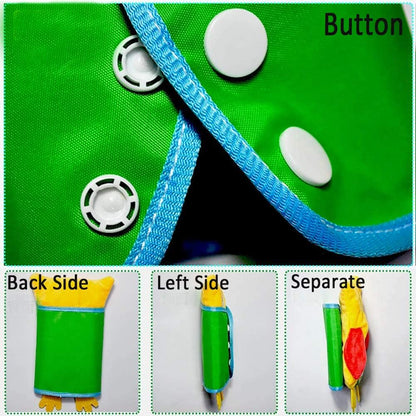 Learn to Dress Owl Doll Toys Kids Early Learning Basic Life Skills Busy Boards - Lace, Snap, Button, Zip for Preschool Education (Owl)