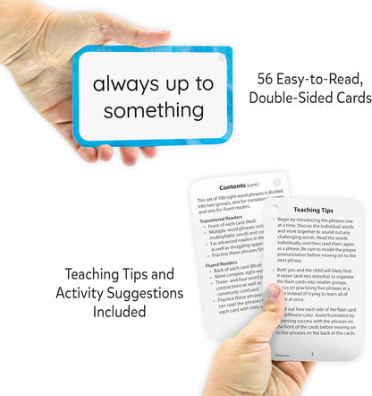 Teacher Created Resources Sight-Word Phrases - Transitional and Fluent Readers Flash Cards (TCR13302)