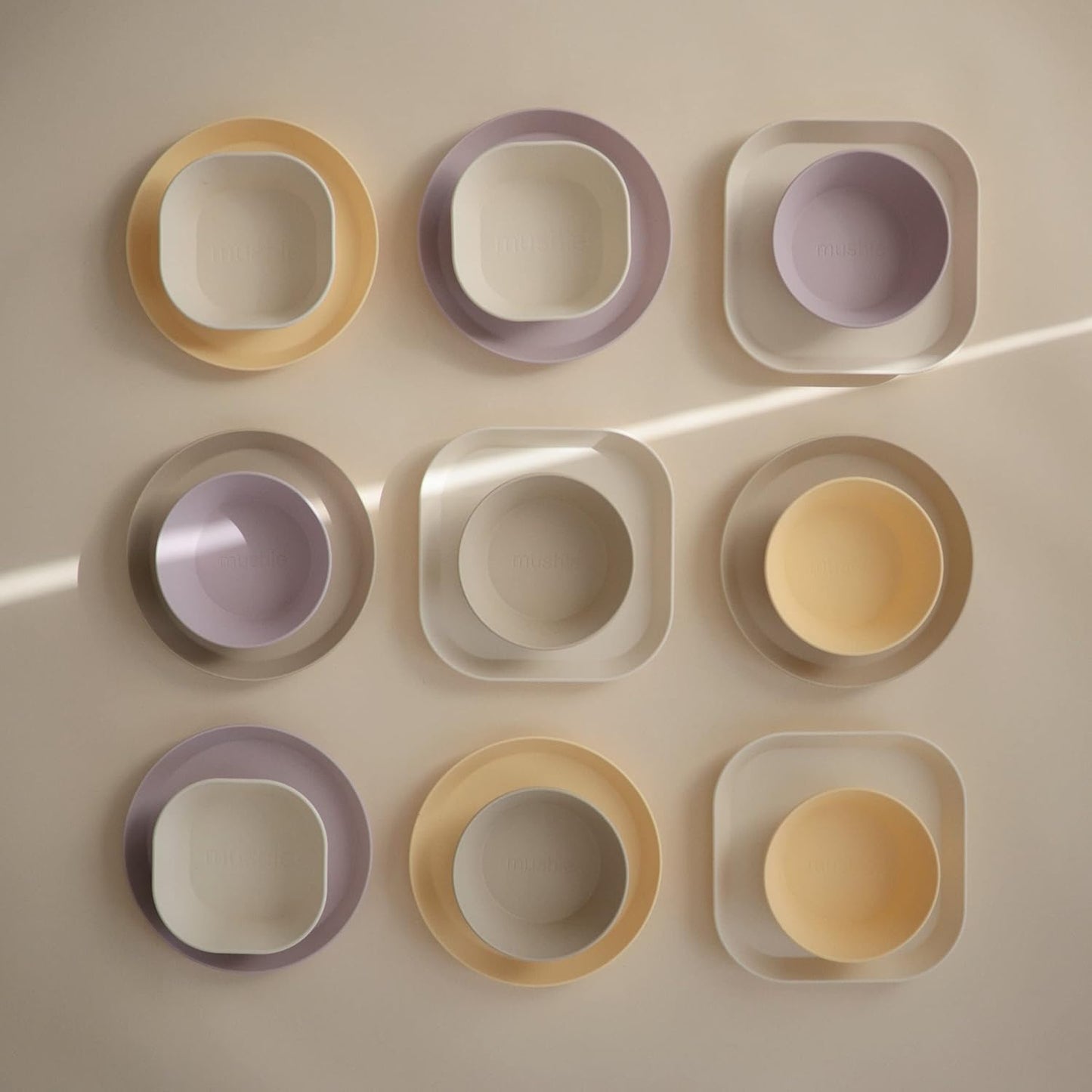 mushie Dinnerware Cups For Kids | Made in Denmark, Set of 2 (Ivory) - Colors B