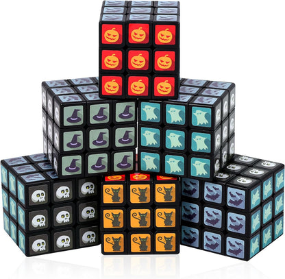 48 Pack Mini Cube Bulk, 1.18 Inch 3x3x3 Small Puzzle Cubes Set, Birthday Party Favors, Classroom Rewards Prizes, Stocking Stuffers, Easter Basket Fillers for Kids