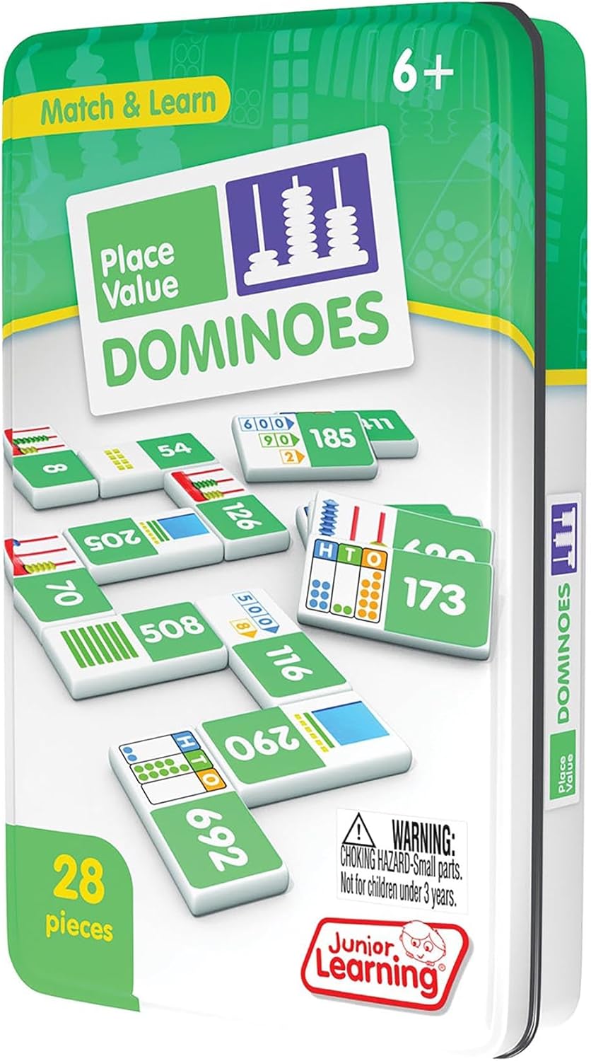 Junior Learning Place Value Dominoes Educational Action Games