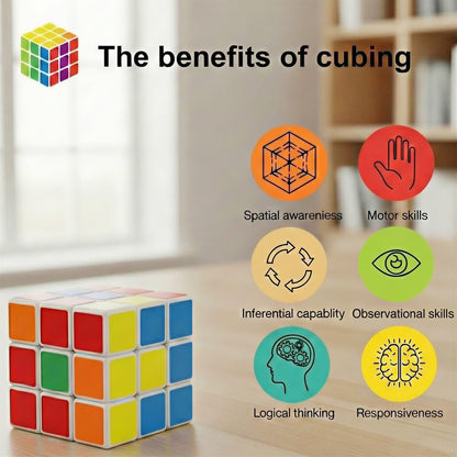 36 Pack Mini Speed Cube Puzzle Party Favors for Kids - 1.18" Smooth Corner Cut 3x3 Brain Teasers for Classroom Prizes, End of Year Student Gifts, Treasure Box Toys & Road Trip Travel Game