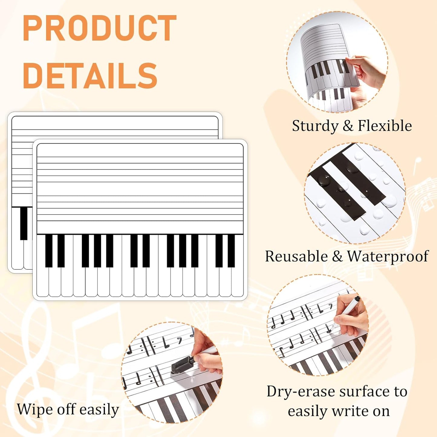 24Pcs Place Value Chart Dry Erase Flash Cards Double Sided Addition Subtraction Cardboard Math Whiteboard Math Manipulatives Teacher Portable Tool 12" x 9"