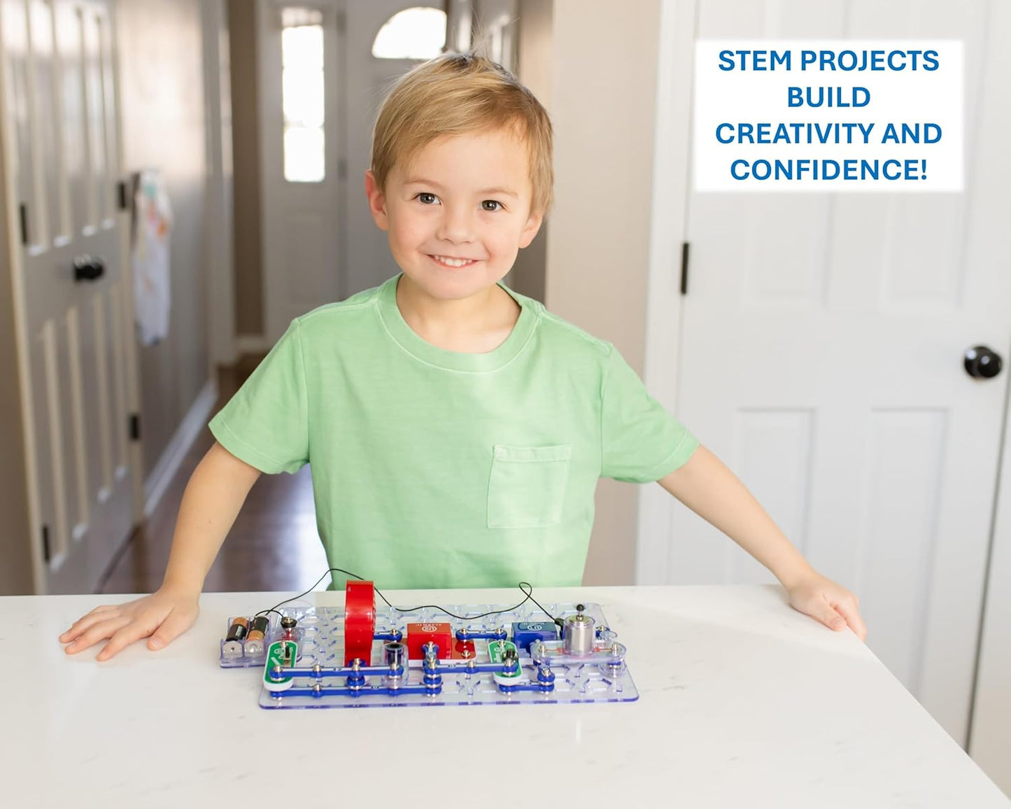 Snap Circuits Classic SC-300 Electronics Exploration Kit | Over 300 Projects | Full Color Manual Parts | STEM Educational Toy for Kids 8+ 2.3 x 13.6 x 19.3 inches